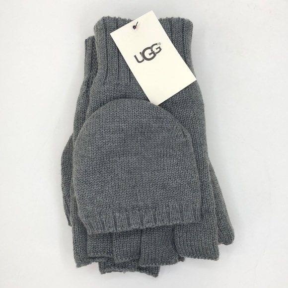 UGG Accessories - UGG Grey Flip Mittens Gloves NWT